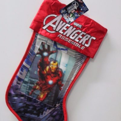 Iron Man Lenticular Christmas Stocking – Avengers Assemble Superhero for Boys