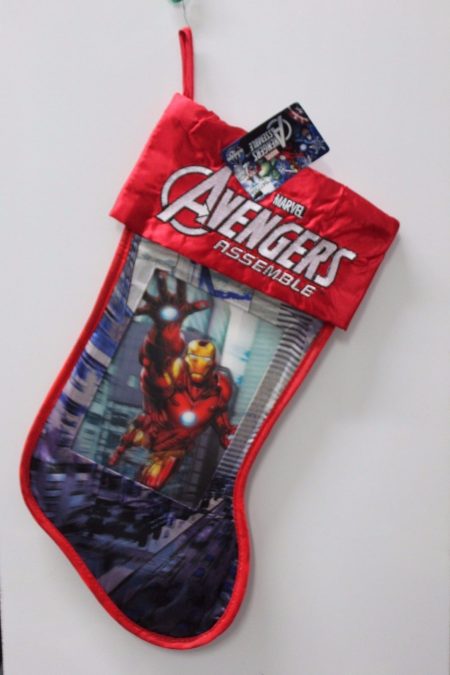 Iron Man Lenticular Christmas Stocking – Avengers Assemble Superhero for Boys