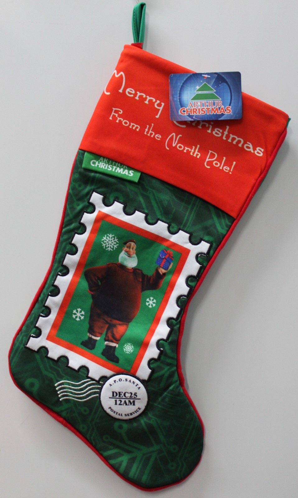 3-Set Arthur Christmas Stockings – Animated Movie Holiday Decorations 2 3-Set Arthur Christmas Stockings – Animated Movie Holiday Decorations - Image 2