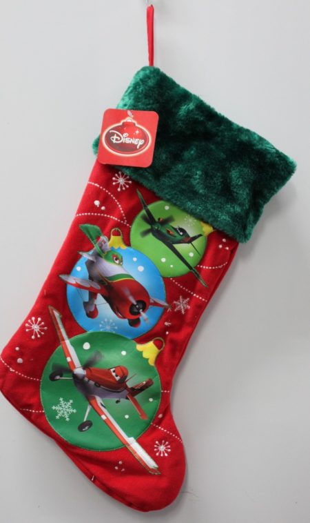 Planes Christmas Stocking – Disney Pixar Dusty, El Chu & Ripslinger Holiday Decoration