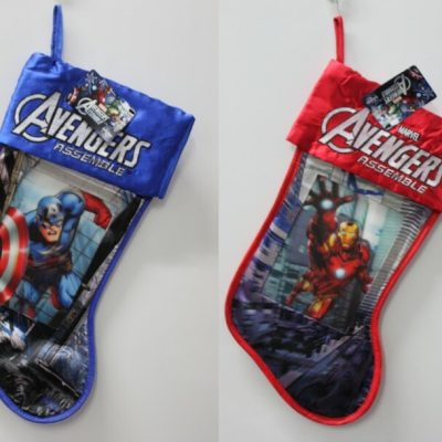 4-Set Marvel Lenticular Superhero Stockings – Thor, Hulk & Avengers Christmas