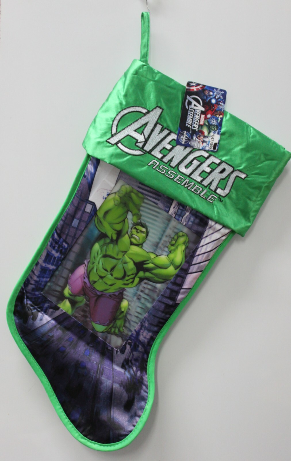 4-Set Marvel Lenticular Superhero Stockings – Thor, Hulk & Avengers Christmas 2 4-Set Marvel Lenticular Superhero Stockings – Thor, Hulk & Avengers Christmas - Image 2