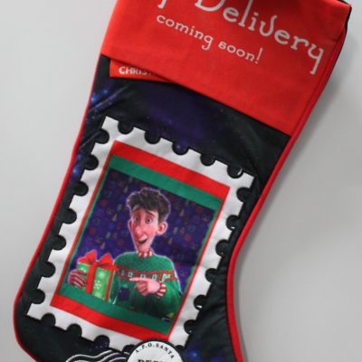 Arthur Christmas Stocking – Holiday Stamp Decoration – Animated Movie Cartoon