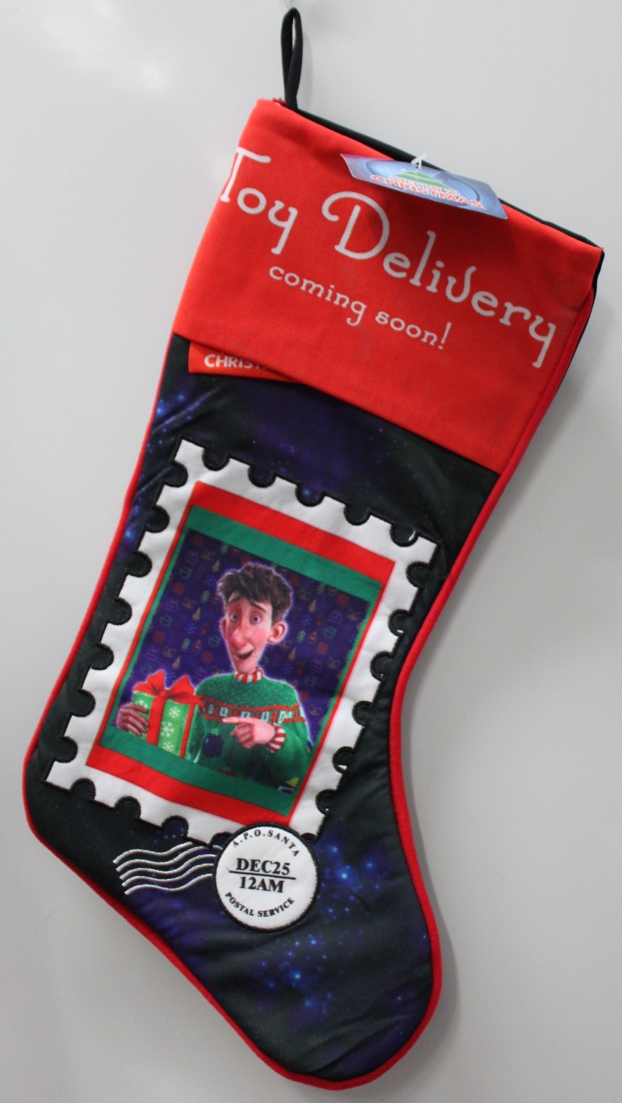 Arthur Christmas Stocking – Holiday Stamp Decoration – Animated Movie Cartoon 1 Arthur Christmas Stocking – Holiday Stamp Decoration – Animated Movie Cartoon