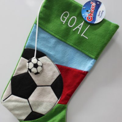 Soccer Christmas Stocking for Kids