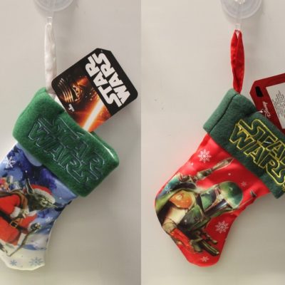 4-Set 8" Star Wars Mini Christmas Stocking