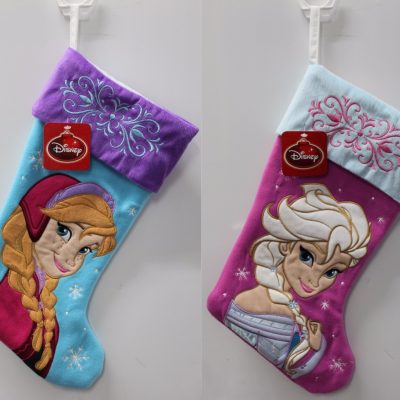 Set of 2 Frozen Christmas Stockings