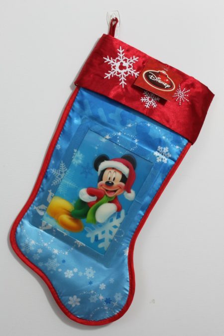 Mickey Mouse Lenticular Christmas Stocking – Disney Holiday Decoration for Kids