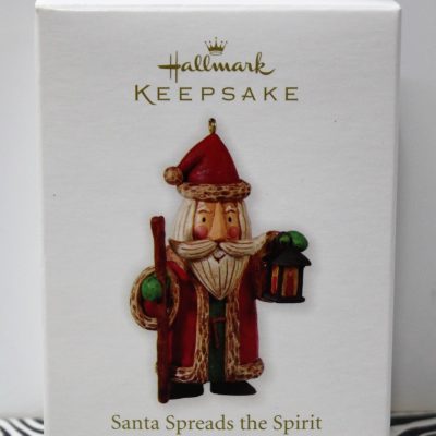 Hallmark Folk Art Santa Ornament