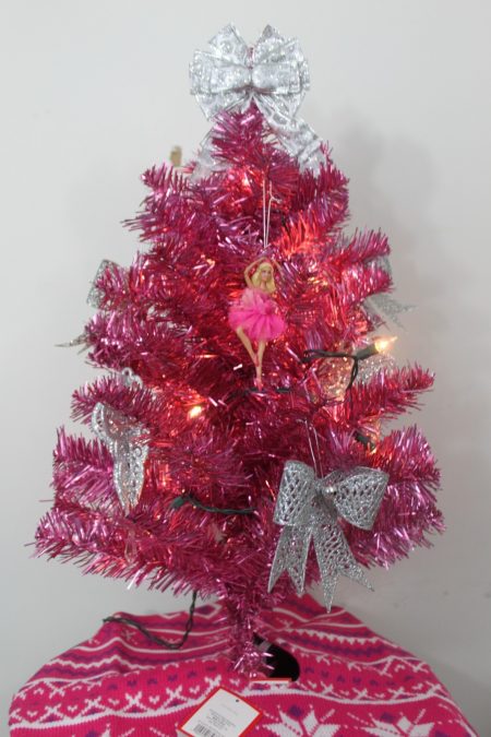 Ballet Barbie Mini Christmas Tree Set