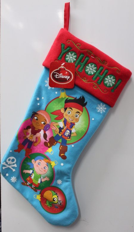 Jake and the Neverland Pirates Christmas Stocking – Disney Kids Holiday Decoration