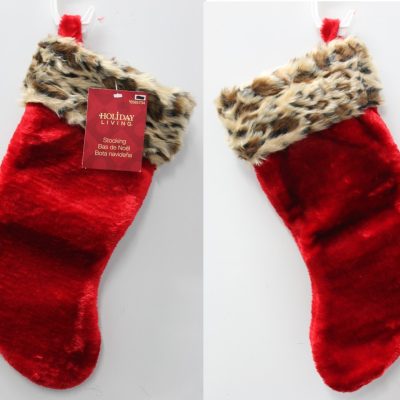 Red Leopard Stocking