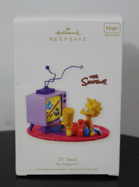 "TV Time" Simpsons Ornament - Magic Light & Sound