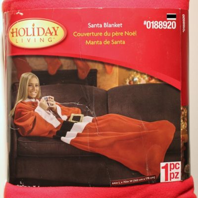 Santa Claus Blanket with Sleeves
