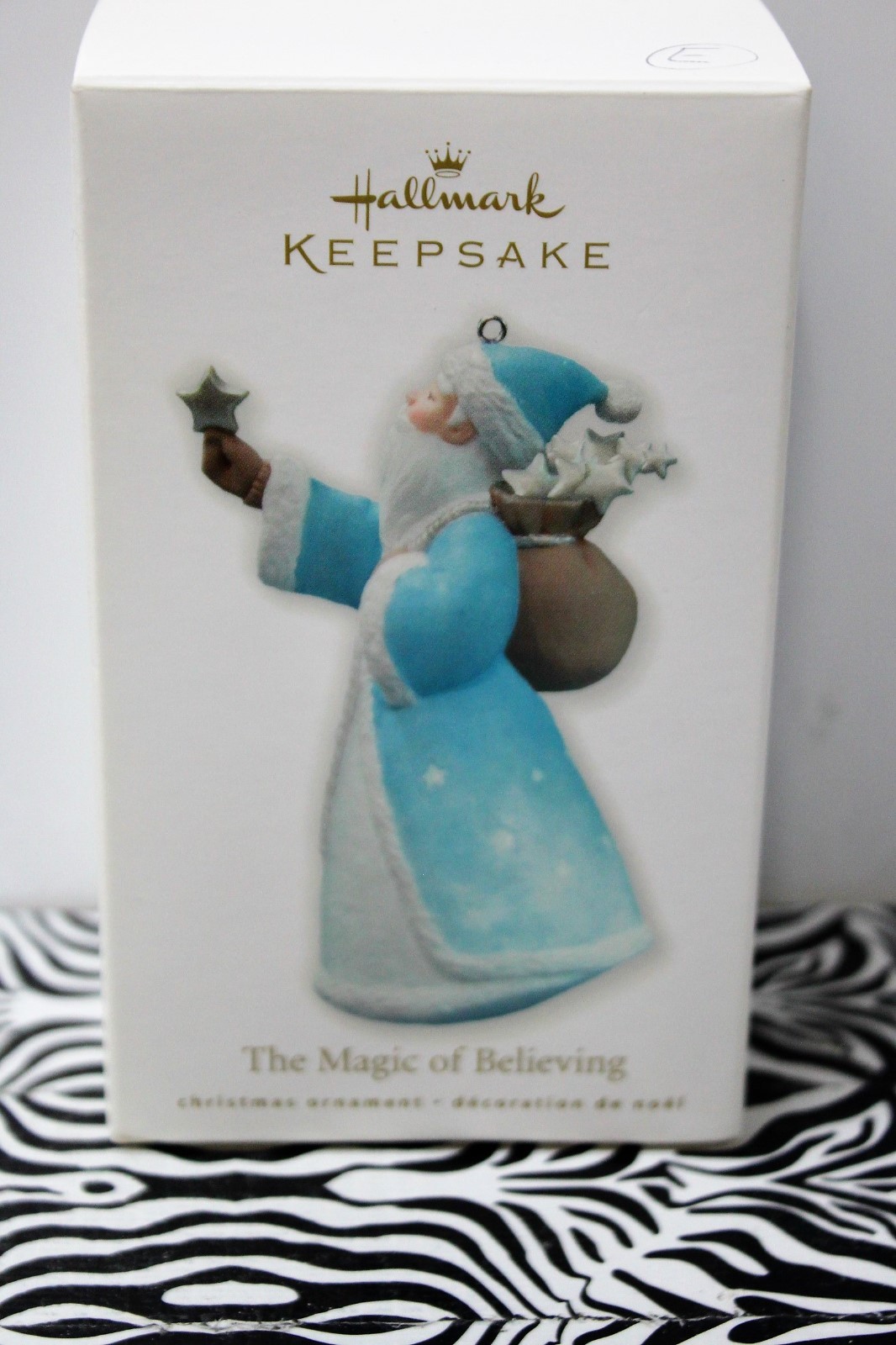 Magic of Believing Santa Ornament | Blue Spirit Christmas 1 Magic of Believing Ornament