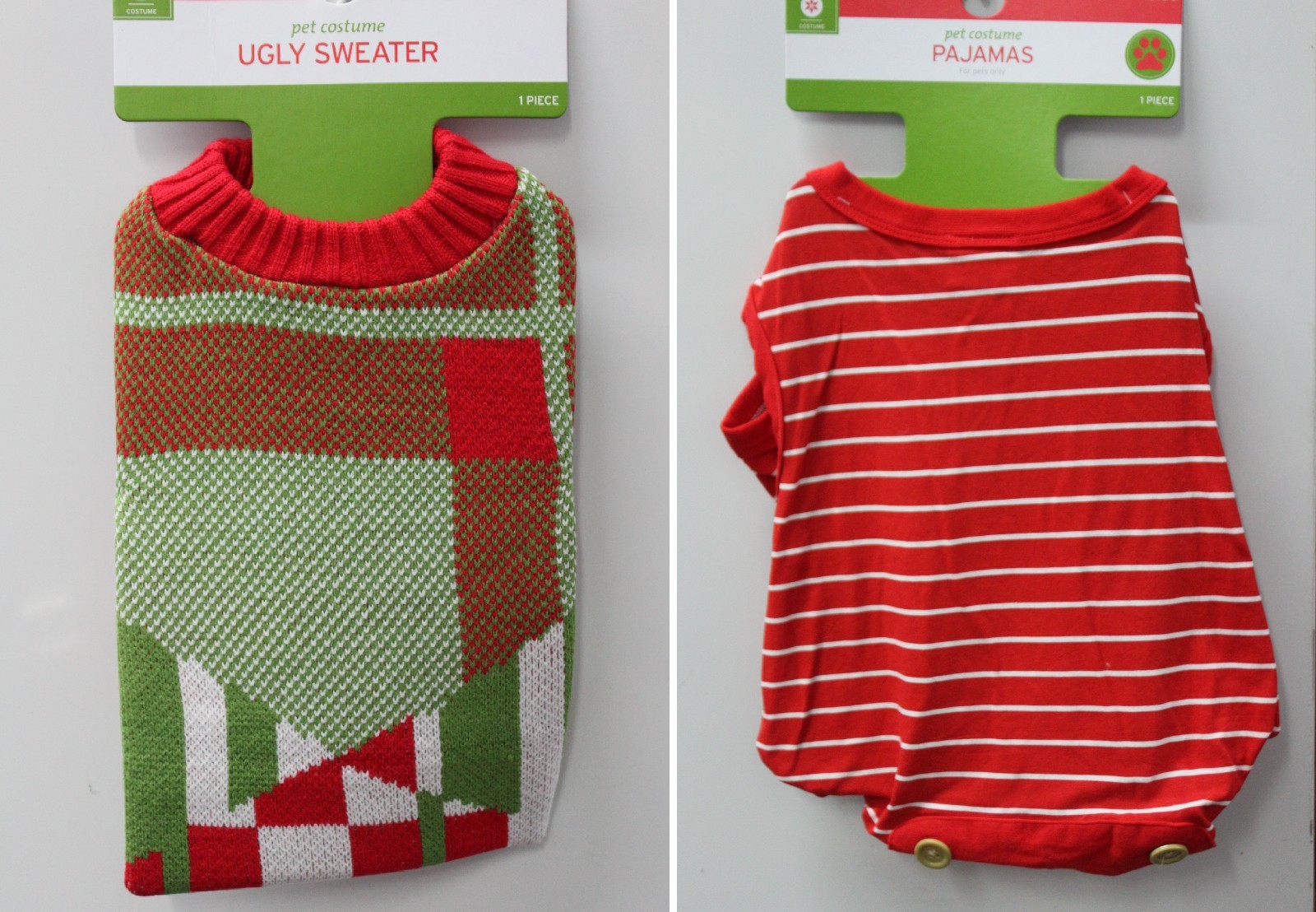 Christmas Sweater & Pajamas for a Medium Dog | Target Red Knit Pet Costume 1 Christmas Sweater & Pajamas for a Medium Dog | Target Red Knit Pet Costume