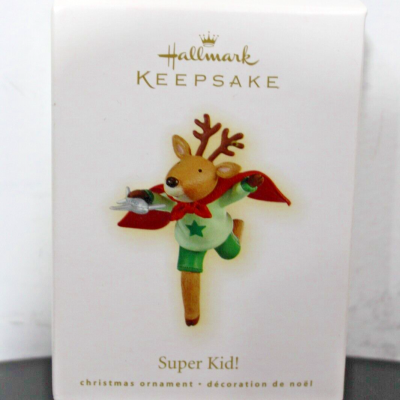Super Kid Reindeer Hallmark Ornament