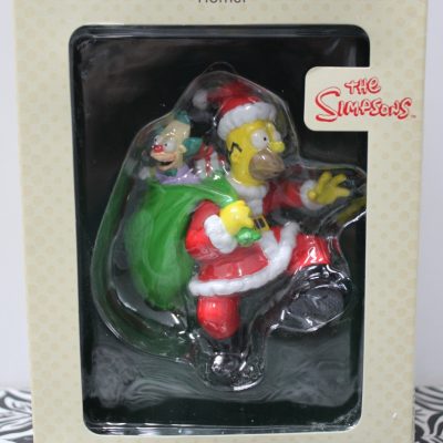 Santa Homer Simpson Ornament