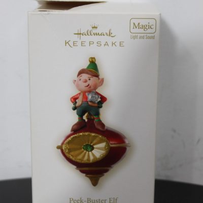Peek-Buster Elf Motion-Activated Hallmark Ornament
