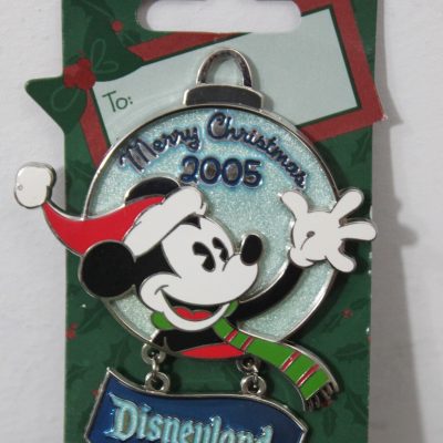 Mickey Mouse Christmas Ornament Pin